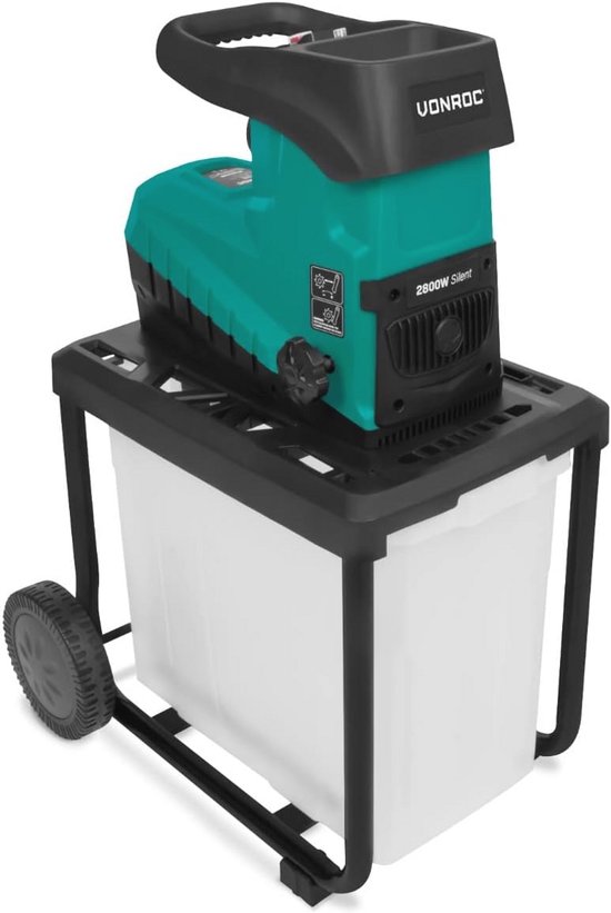 Elektrische Tuinhakselaar 2500W - Stil en Robuust voor Takken tot Ø 45 mm - Ideaal voor Tuinafval