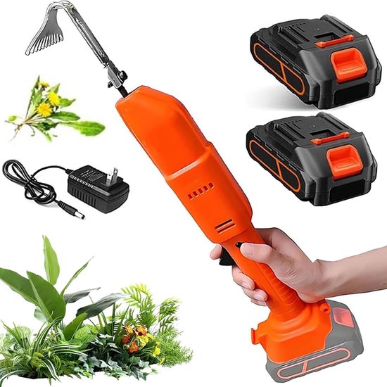 Elektrische Tuinlier - Handige Tuinlier - Bodem Losmaken - Draadloos Ontwerp - 10 cm Breed - Rood