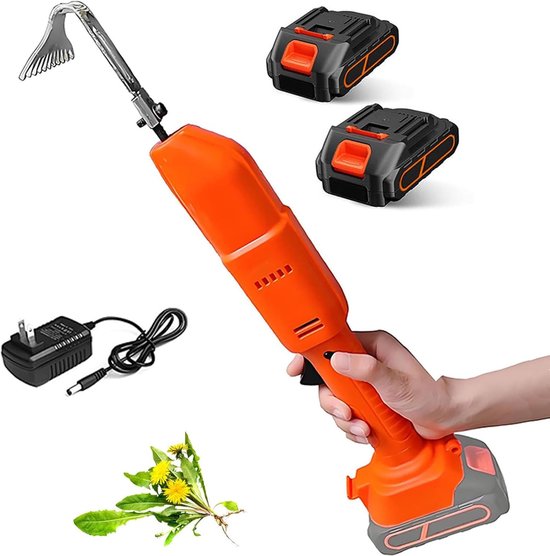 Elektrische Tuinschoffel - Grondbewerker Weder - Bodem Losmaken - Telescopische Verstelbare Steel - 10cm Werkbreedte van Merkloos	