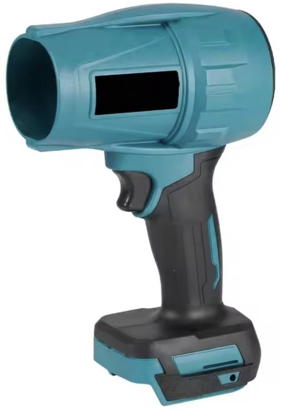 Elektrische Turbo Blower - Luchtblazer - Jet Fan - Power Blower - Industriële Turbo Ventilator - Professionele Luchtblazer - 1200W - 18V - 2 Accu's - 23Ah - Lichtgewicht - Snel Droog - Reiniging - Comfortabel Gebruik - Blauw van Monzana