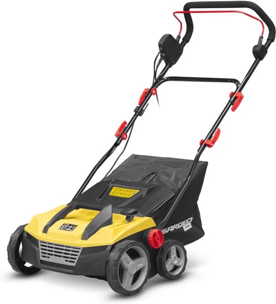 Elektrische veegmachine voor kunstgras 1600 W, 38 cm van Merkloos	