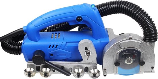 Elektrische Voegenkrabber - Voegenreiniger Tegels - Voegen Schoonmaken - 1200W Krachtige Motor - 100mm Zaagblad - Blauw