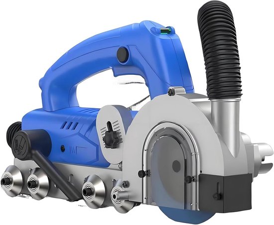 Elektrische Voegenreiniger - Tegelreiniger Voegen - Voegen Schoonmaken - Ingebouwde Stofafzuiging - 9000 Tpm - Grijs