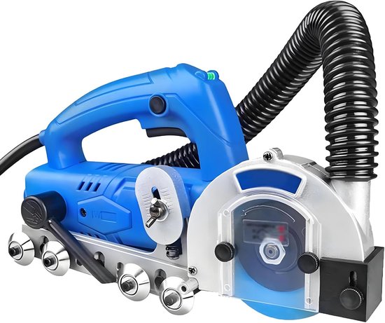 Elektrische voegenreiniger - Tegelvoegsnijder sleufgereedschap - Keuken slaapkamer renovatie - Ingebouwde stofafzuiging - 33 x 13 x 19 cm van Merkloos	