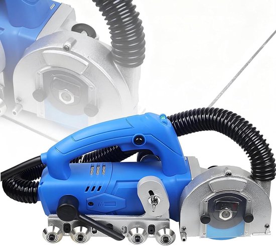 Elektrische voegreiniger - Voeg machine - Tegels voegen reinigen - Automatische waterblazer - 1200W - Grijs