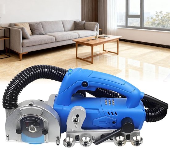 Elektrische Voegreiniger - Voegenfreesmachine - Verwijderen Voegen - Automatische Waterblazer - 1200W Vermogen