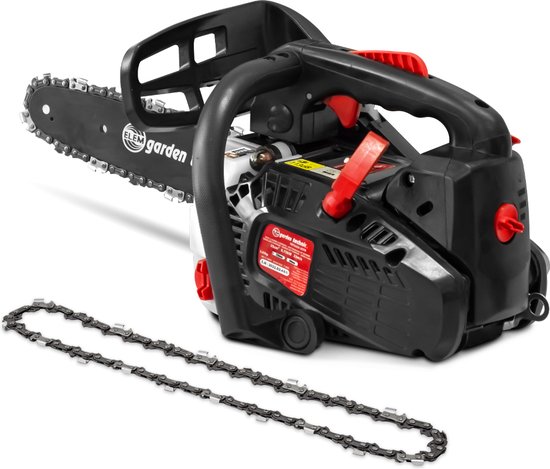 ELEM GARDEN TECHNIC - Kettingzaag - Motor 25CC - Lengte zaagblad 250MM van Merkloos	