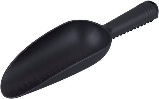 Elho Green Basics Schep 8 - Binnen en Buiten - Kweken en Oogsten - Ø 7.5 x H 3.5 cm - Living black