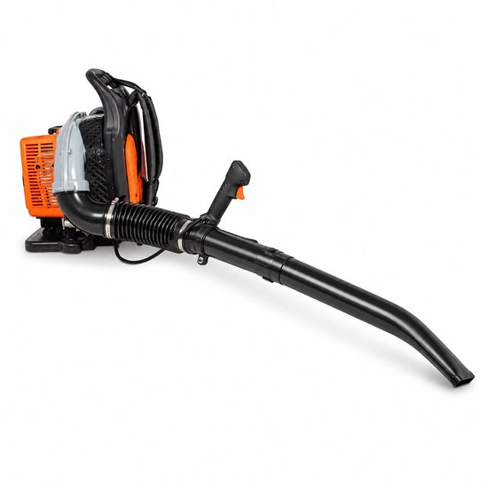 ELVENTO bladblazer benzine rug gedragen - leaf blower - tuin blazer - Rugbladblazer - 63 cc 2-taktmotor 1,8 liter - 6800 tpm