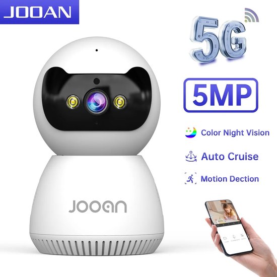 Empire's Product Bewakingscamera - Babyfoon - Nachtzicht - Baby Monitor - WiFi Compatible - 5MP - Wit van Empire's Product