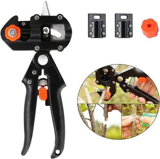 Entschaar, tuinsnoeischaar, enttang, 2-in-1 entschaar, boomenttang, professioneel entgereedschap van Merkloos	