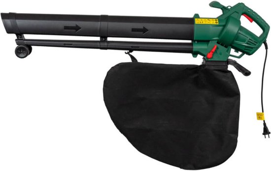 Eprom® Bladblazer - Versnipperfunctie - Blaas- en Zuigstand - 270 km/h Blaassnelheid - Met Wielen - Eenvoudige bediening - Inclusief Opvangzak van Eprom