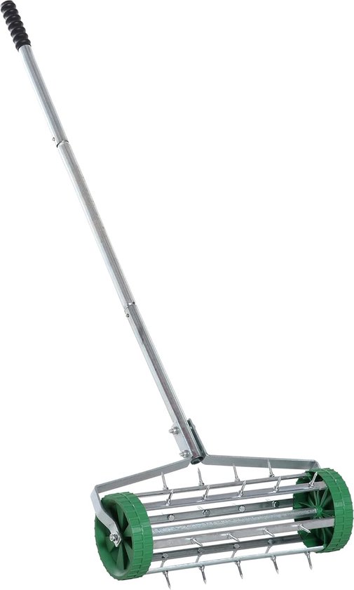 Equivera Verticuteerroller - Verticuteerhark - Gazonbeluchter - Gazonverluchter van Equivera