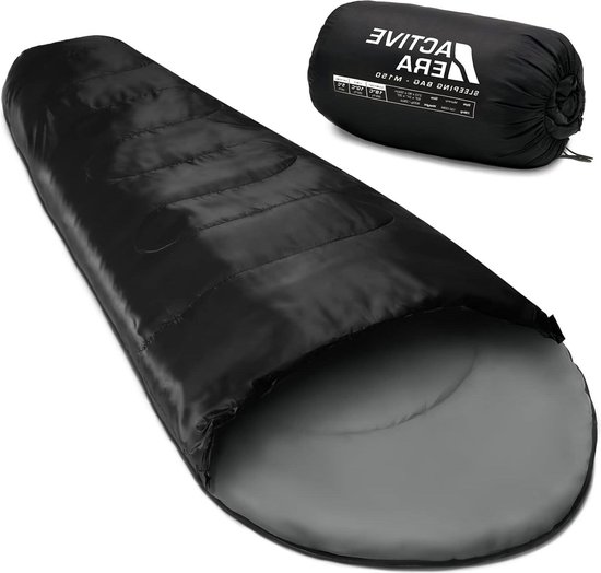 Era Premium Mummieslaapzak voor 1 persoon - lichtgewicht slaapzak voor outdoor wandelen camping in de zomer of indoor - 210 x 80 x 50 cm Slaapzak van ERA