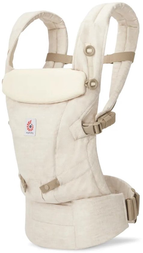 Ergobaby draagzak Adapt Linen - Naturel Linen - ergonomische draagzak vanaf geboorte van Ergobaby