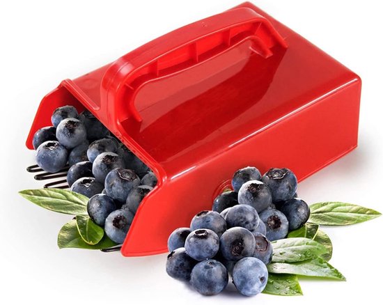 Ergonomische Metalen Pluktool voor Bessen met Comb en Oogstmand voor Blauw- en Frambozen