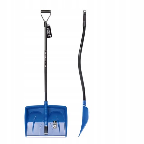 Ergonomische sneeuwschop met stalen steel, 50cm breed van Merkloos	