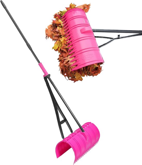 Ergonomische Tuin Hulp - 3-in-1 Tool - Tuin Opruimen - Elimineert Buigen - Lichtgewicht 1.1 kg - Roze