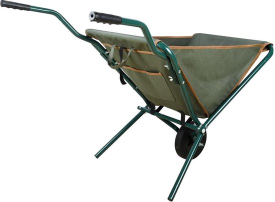 Esschert Design Kruiwagen inklapbaar groen