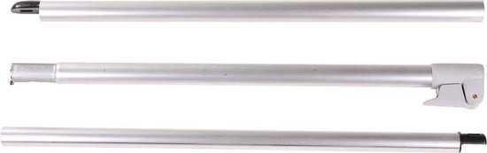 ESVO nokstok - 165 tot 245 cm - 25/22 mm - met ogen - aluminium van ES