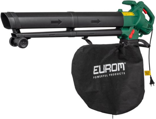 Eurom Eurom Gardencleaner 3001 - Bladblazer - 3000 Watt Zuigcapaciteit: 0.22 M³/Min van Eurom