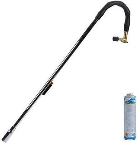 Eurom Onkruidbrander - met Piezo + een maal 600 ml. gasfles van Eurom