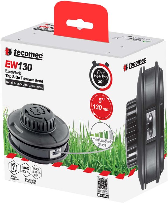 EW130 Tap & Go Trimmer Head van TECOMEC