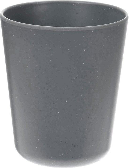 Excellent Houseware - Onbreekbare beker - grijs - melamine - 450 ml van Excellent Houseware