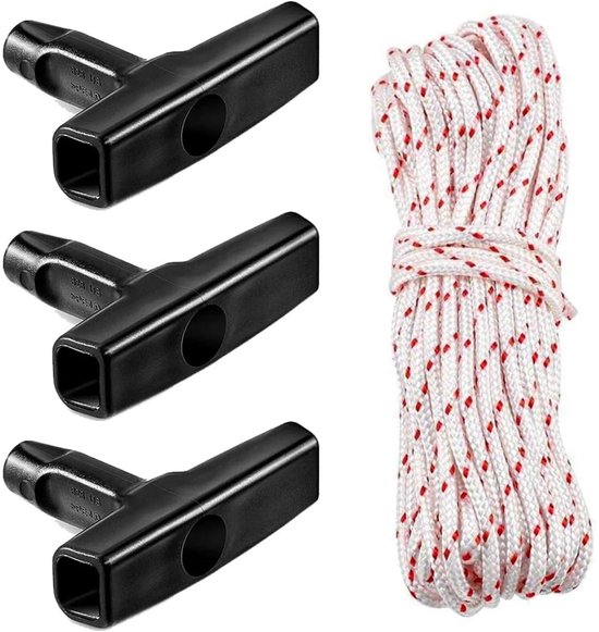EXCITAT Startkoord - met 3 starthendels - voor grasmaaiers, kettingzagen, trimmers van EXCITAT