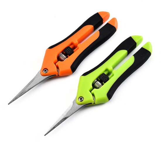 EXCITAT Tuinscharen - Oogstscharen - Rozenscharen - Bonsaischaren - Plantenscharen voor takken, bloemen, fruit Kleine bloemenscharen - 2 stuks van Merkloos	