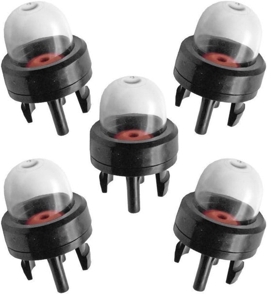 EXCITAT Universele Snap-On Primer Ball - Carburateur Primer Pomp - Brandstofbal - voor Kettingzagen, Bladblazers, Trimmers, Bosmaaiers, Grasmaaiers - 5 pack van EXCITAT