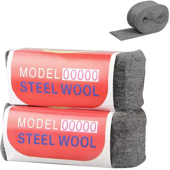 Extra Fine Steel Wool - 000000 - Vullen van Gaten en Scheuren in Muren - Voor Kamers en Tuinen