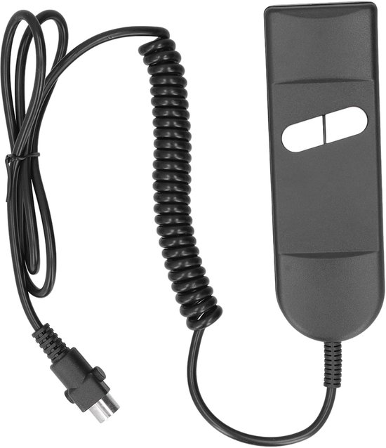 Fauteuilcontroller, stoelcontroller, 5-pins elektrische fauteuil ABS handmatige bediening, met 2 knoppen en veerdraadlift stoel elektrische bankcontroller