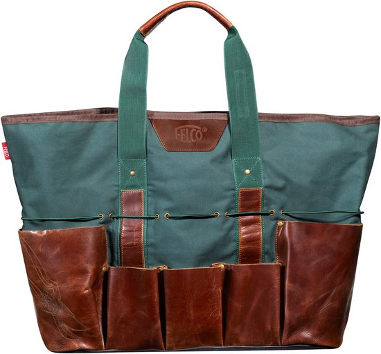FELCO 481 Tuiniertas - Waterdicht katoenen canvas & eersteklas leer van Felco