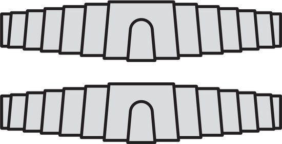 FELCO 5/91 Reserveveren vernikkeld (set van 2) voor snoeischaren van Merkloos	
