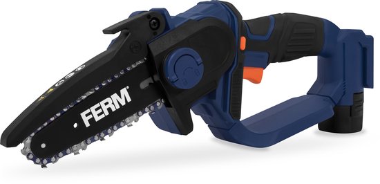 FERM - CSM1052 - Accu - kettingzaag - 12V - Mini kettingzaag - Draadloze mini kettingzaag - met 1.5Ah - accu - en - USB-laadkabel van Ferm