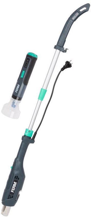 FERM Onkruidbrander en Draadloze Onkruidborstel Set – 2-in-1 Elektrisch Onkruid Verwijderen – Milieuvriendelijk, Zonder Chemie – Inclusief Accu en Lader – Voor Terras en Oprit van Merkloos	