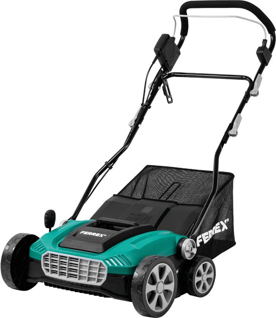 Ferrex elektrische verticuteermachine - 1500 W - 2 in 1 verticuteer-en beluchtingswals - 45 liter opvangzak van Ferrex
