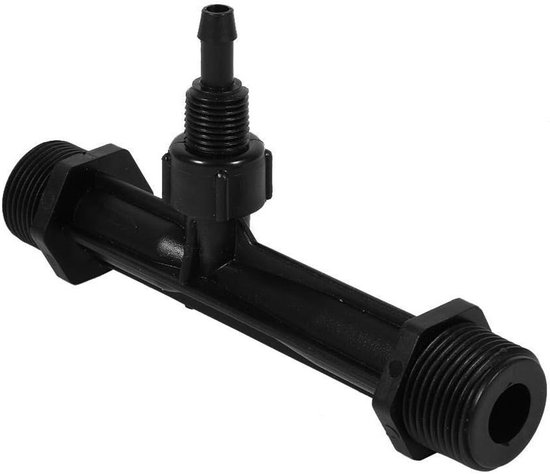 Fertilizer Injector Tube voor Irrigatie, Venturi Systeem voor Tuin en Landbouw, Plastic Menginjector 3/4 Inch voor Efficiënte Bemesting