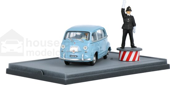 Fiat 600D Multipla 1960 + Figurine Duomo Milano van Fiat