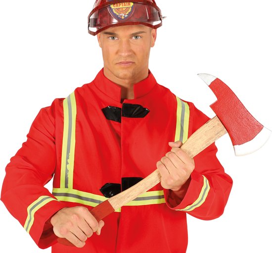 Fiestas Guirca Brandweer Bijl 60 Cm Pvc Bruin/rood van Fiestas Guirca