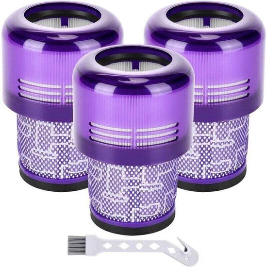 Filters geschikt voor Dyson V11, 3 filters geschikt voor de Dyson V11 Absolute Extra Pro Animal Torque Drive V15 Detect stofzuiger