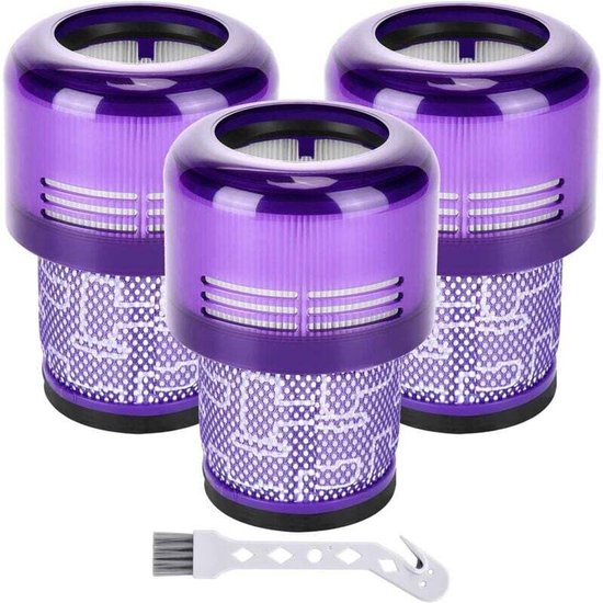 Filters voor Dyson V11, 3 filters voor de Dyson V11 Absolute Extra Pro Animal Torque Drive V15 Detect stofzuiger