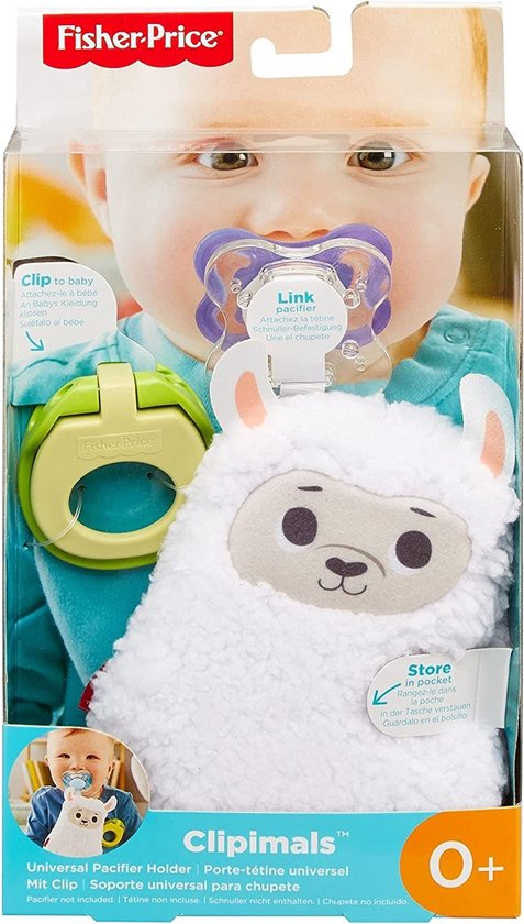 Fisher Price Clipimals Lama - Speenkoord - Spenenketting - Speen van Fisher Price