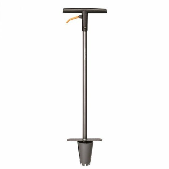 Fiskars Ergo Bollenplanter met Lange Steel - Pootstok / Bollenpoter met Antislip Stabord - 100 cm