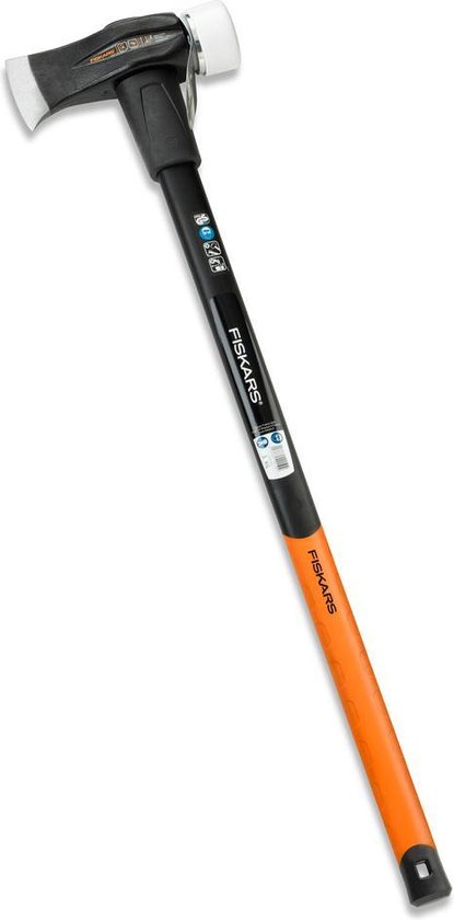 Fiskars Kloofbijl - Bijl 90 cm - Safe-T X39 - Hakbijl met Antislip en Antivibratie Grip van Fiskars