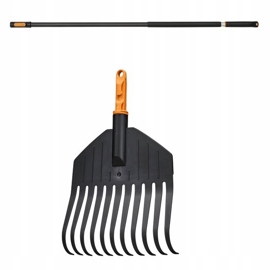 Fiskars OneClick Smalle Bladhark met Telescoopsteel (119-174cm)