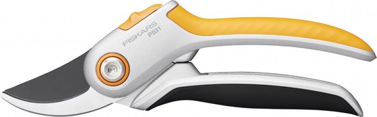 Fiskars Plus Metalen Snoeischaar P531 - Bypass Mes met Ergonomische Softgrip – voor Takken en Stelen tot Ø 24 mm van Fiskars