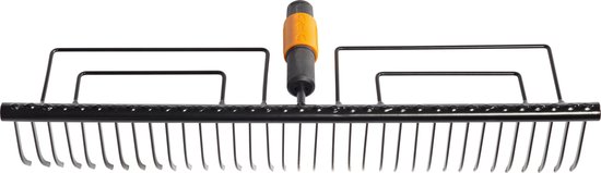 Fiskars QuikFit™ Gazonhark - Brede Hark - Tuinhark - Tuingereedschap -18 cm van Fiskars