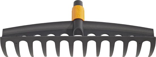 Fiskars Quikfit Hark - Grashark Opzetstuk - Tuingereedschap - Gehard Staal van Merkloos	